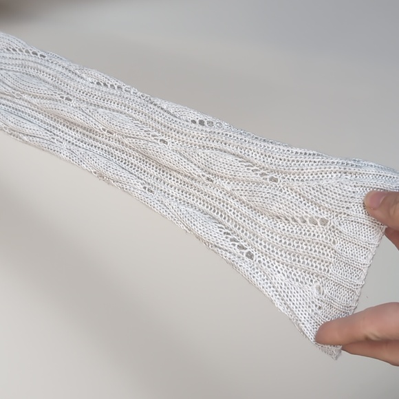 Cyrus Ribbed Knit Cardigan Sweater Womens Size XL Grey Open Long Sleeve Duster - Picture 3 of 11